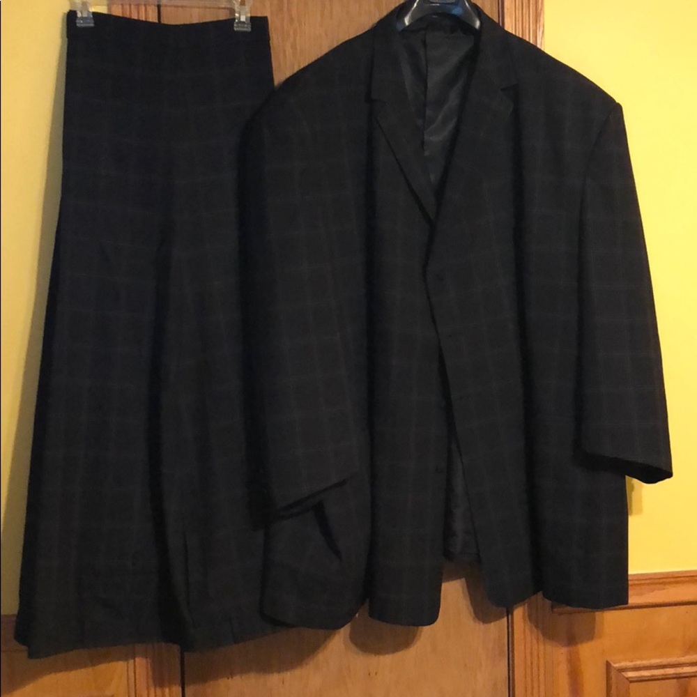 Pattered Formal Suit